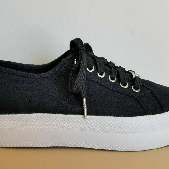 Brand New MK BLACK BOERUM PLATFORM SNEAKER - Picture 1 of 3